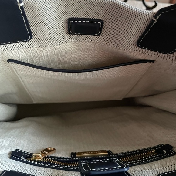 COPY - (Authentic) Large Tory Burch Canvas Ella medium tote Bag “Brand New” - Picture 9 of 16